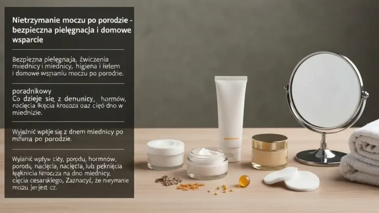 Nietrzymanie moczu po porodzie - bezpieczna pielęgnacja i domowe wsparcie - hero image